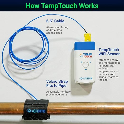 TempTouch WiFi Clamp Temperature and Humidity Sensor, Smart Thermometer - Image 5
