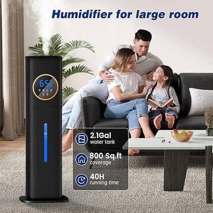Humidifiers for Bedroom, 2.1Gal/8L Humidifier large room - Image 2