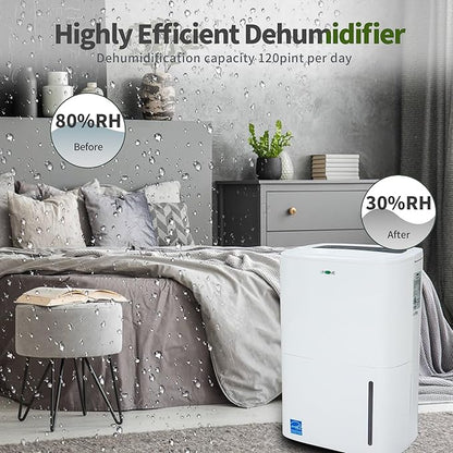 Uhome 120 Pints Dehumidifier - Image 3