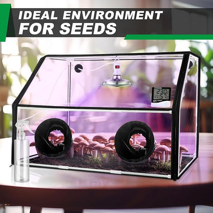 Meonum Large Still Air Box Mushroom Grow Tent, Monotub Kit - Image 5