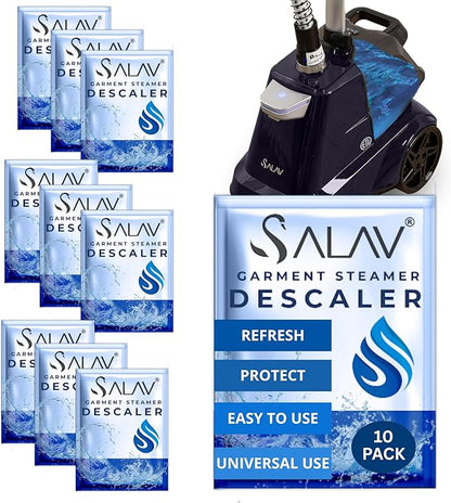 Garment Steamer Descaling Solution Decalcifier Packets by SALAV