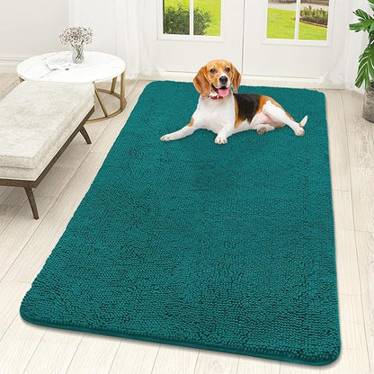 OLANLY Dog Door Mat for Muddy Paws 59x32, Absorbs Moisture and Dirt, Absorbent by OLANLY