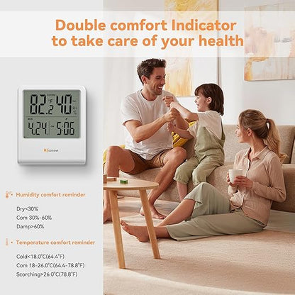 Indoor Thermometer, Room Thermometer and Hygrometer - Image 6