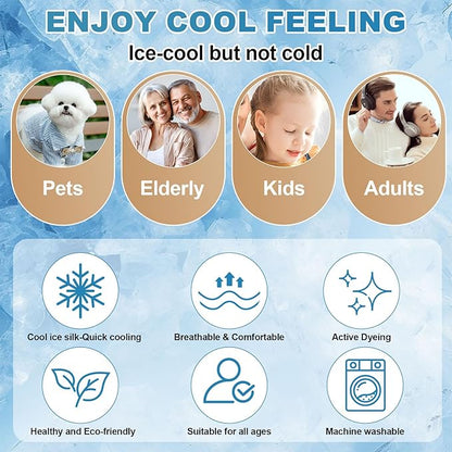 OTOB Cooling Dog Couch Cover Ice Silk Fiber, Washable & Non Slip Sofa - Image 2
