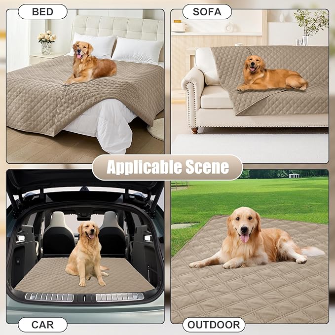 Smiry Waterproof Dog Bed Cover Pet Blanket, Soft Washable Dog Blanket - Image 7
