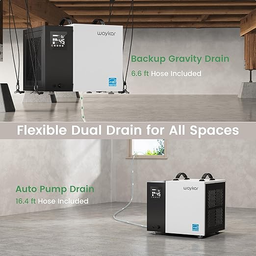 Waykar 70 Pint Energy Star Crawl Space Dehumidifier - Image 5
