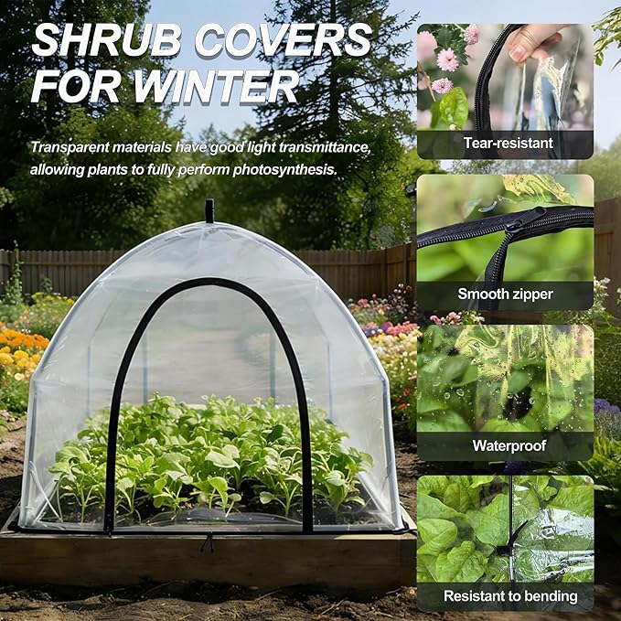 36″*36″*35.5″, Mini Greenhouse Winter Plant Warm Covers - Image 7
