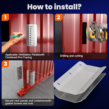 4pcs Shipping Container Vent, Shipping Container Vents - Image 6
