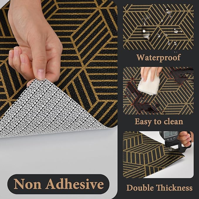 Shelf Liners for Kitchen Cabinets 17in x 20FT, Non Adhesive Cabinet Liner - Image 3