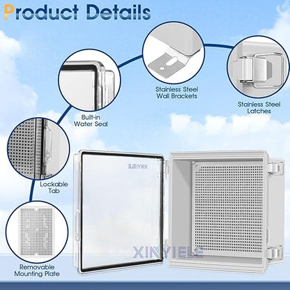 Waterproof Outdoor Project ABS Plastic Junction Box IP67 Weatherproof Dustproof - Image 3