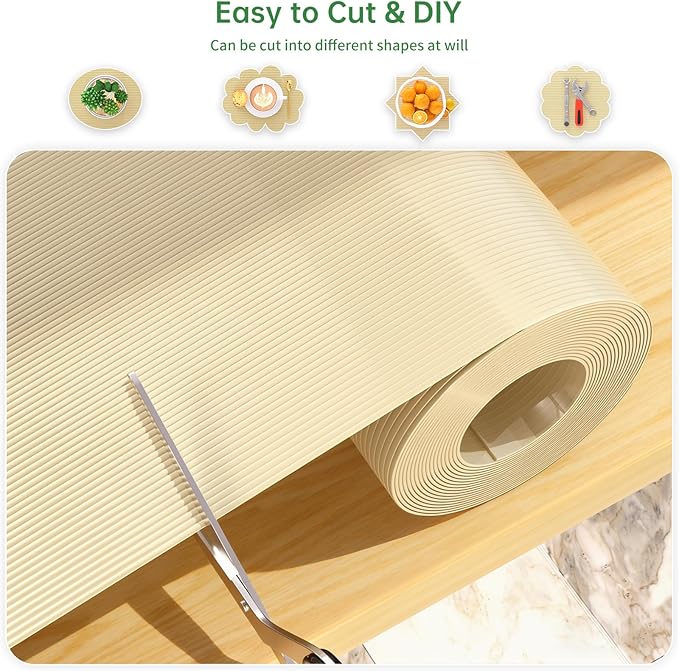 Shelf and Drawer Liner for Kitchen Cabinet, Non-Adhesive 18in x 240in - Image 3