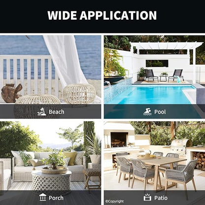 Waterproof Outdoor Curtain W105 x L108 - Image 7