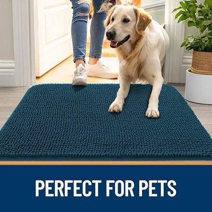 OLANLY Dog Door Mat for Muddy Paws 59x35, Absorbs Moisture and Dirt, Absorbent - Image 6