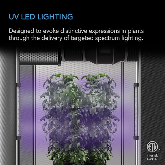 AC Infinity IONBEAM U2, Targeted Spectrum UV LED Grow Light Bars 11”, 2-Bar - Image 2