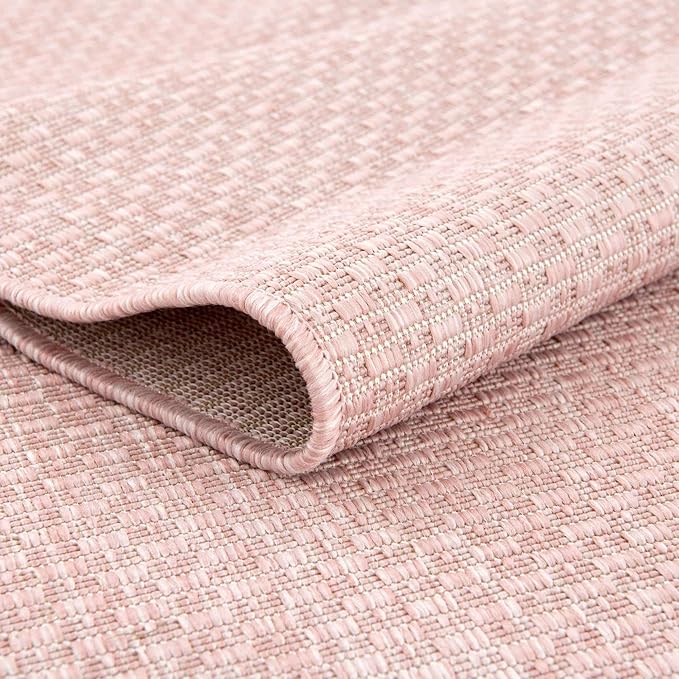Unique Loom Collection Casual Transitional Solid Heathered Indoor/Outdoor - Image 6