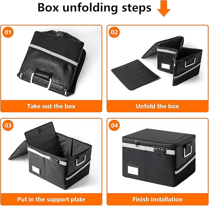 Fireproof Waterproof Document Box - Image 5