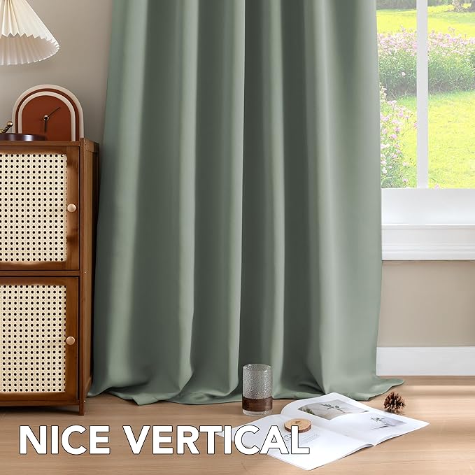 H.VERSAILTEX Blackout Curtains Thermal Insulated Window Treatment Panels Room - Image 8