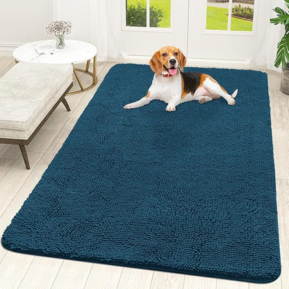 OLANLY Dog Door Mat for Muddy Paws 59x35, Absorbs Moisture and Dirt, Absorbent by OLANLY