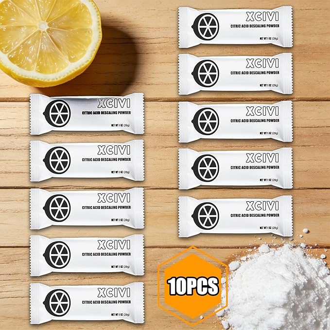 xcivi 10 Pack Descaling Powder for Livatro Stainless Steel Warm Mist Humidifier - Image 7