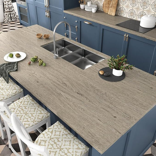 WESTICK Wood Grain Contact Paper Peel and Stick Countertops Waterproof Wood by WESTICK