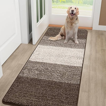 Smiry Dog Door Mat for Muddy Paws, Absorbs Moisture and Dirt, Low-Profile by Smiry