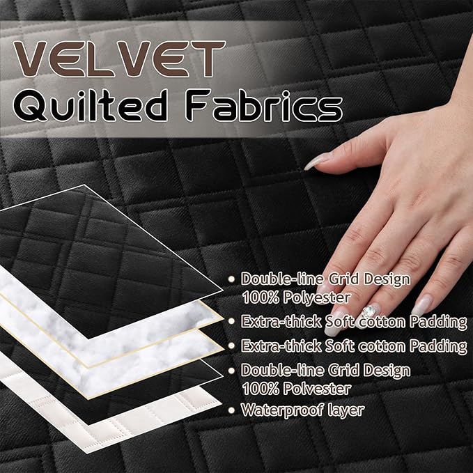 Arfntevss Waterproof Recliner Sectional Couch Covers - Image 3