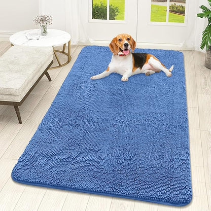 OLANLY Dog Door Mat for Muddy Paws 59x32, Absorbs Moisture and Dirt, Absorbent by OLANLY