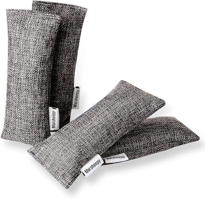 Marsheepy 12 Pack Charcoal Shoe Deodorizer Bags, Bamboo Charcoal Air Purifying by Marsheepy