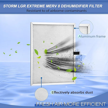 Upgraded 6 Pack MERV 8 Replacement Set Dehumidifier Filter Compatible - Image 3