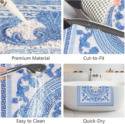 Square Shower Mat Non Slip: 32x32 Inch Extra Large Shower Mats - Image 7