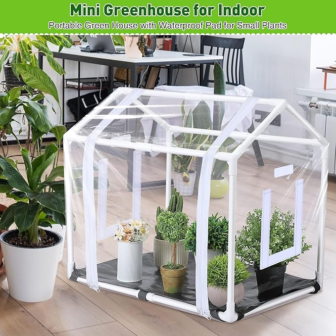 Mini Greenhouse with Potting Mat - Image 7