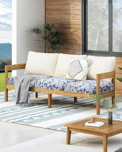 Fuloon Sofa Cushion Covers, Stretch Printed Seat Cushion Cover Couch Seat - Image 2