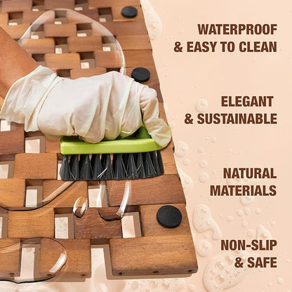 Acacia Wood Bath Mat - Image 6