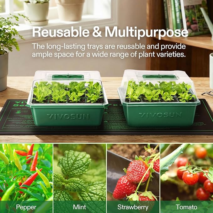 VIVOSUN 6-Pack Seed Starter Trays - Image 5