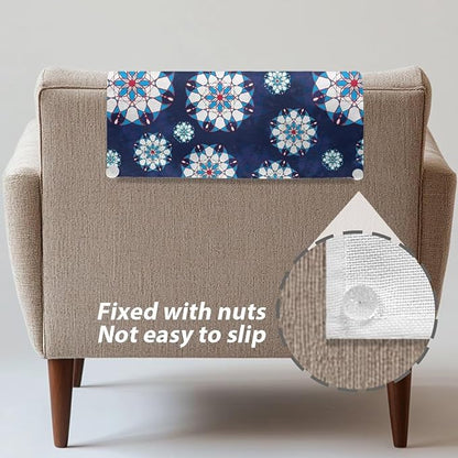 Mandala Recliner Headrest Protector Washable Sofa Protective Cover Wear - Image 6