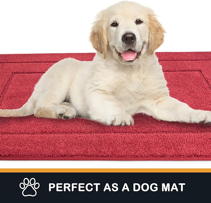 PURRUGS Dirt Trapping Door Mat 34" x 59", Non-Slip/Skid Machine Washable - Image 4
