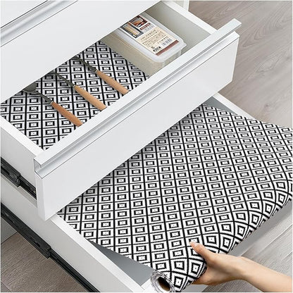 Drawer and Shelf Liner, Non-Slip Kitchen Cabinet Liners Non-Adhesive Thick by ALIUNI
