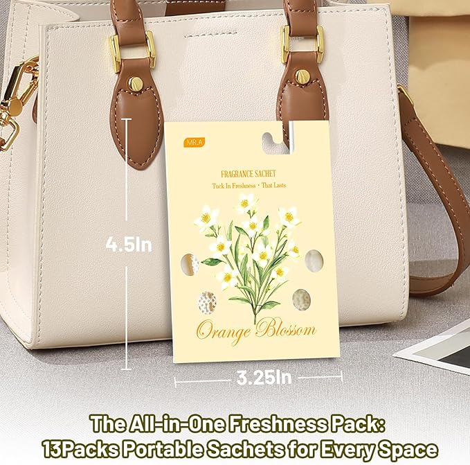 13 Packs Orange Blossom Scented Sachets - Image 5
