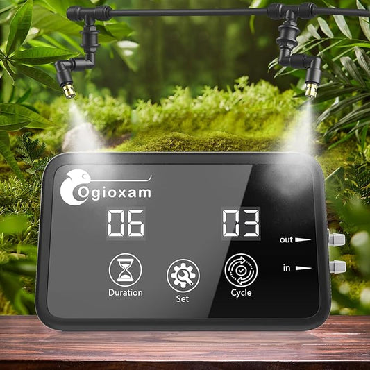 Automatic Reptile Mister System, Reptile Humidifiers Smart Misting System by Ogioxam
