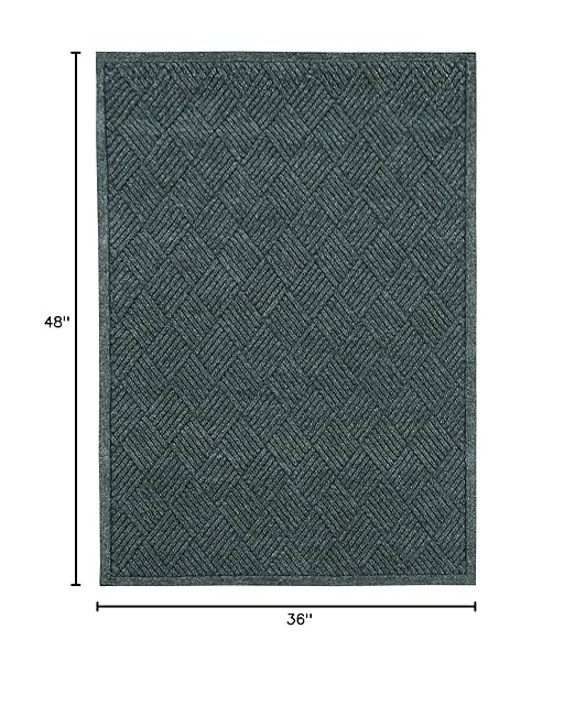 Guardian EcoGuard Diamond Indoor Wiper Floor Mat, Recycled Plactic and Rubber - Image 3