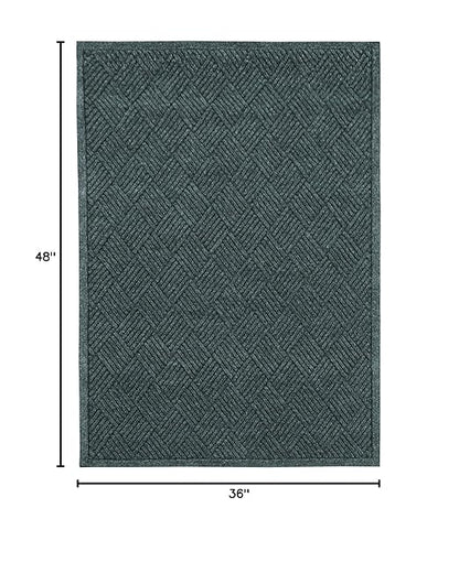Guardian EcoGuard Diamond Indoor Wiper Floor Mat, Recycled Plactic and Rubber - Image 3