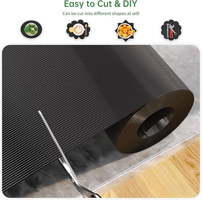 Shelf and Drawer Liner for Kitchen Cabinet, Non-Adhesive 12in x 240in - Image 3