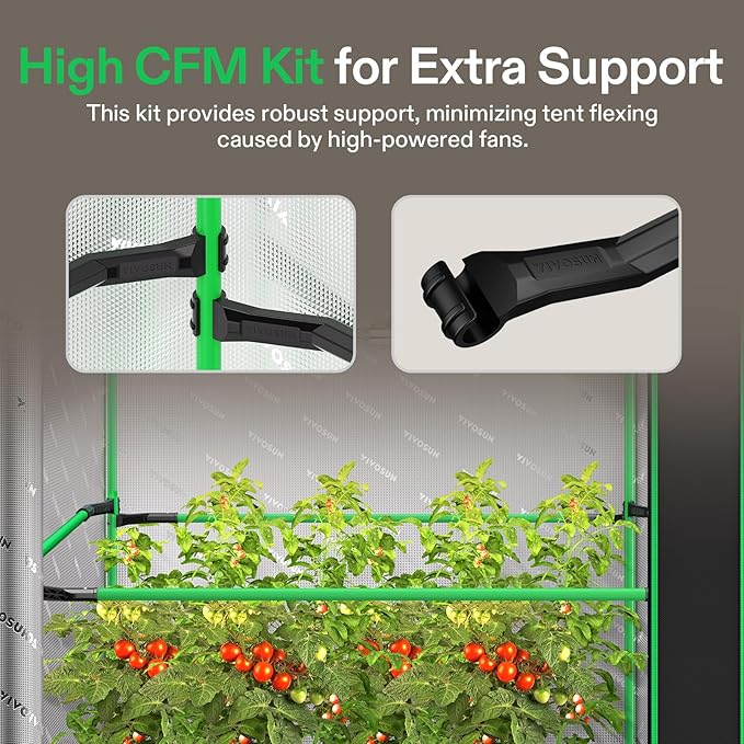VIVOSUN P558 60"×60"×80" PRO Grow Tent, - Image 3