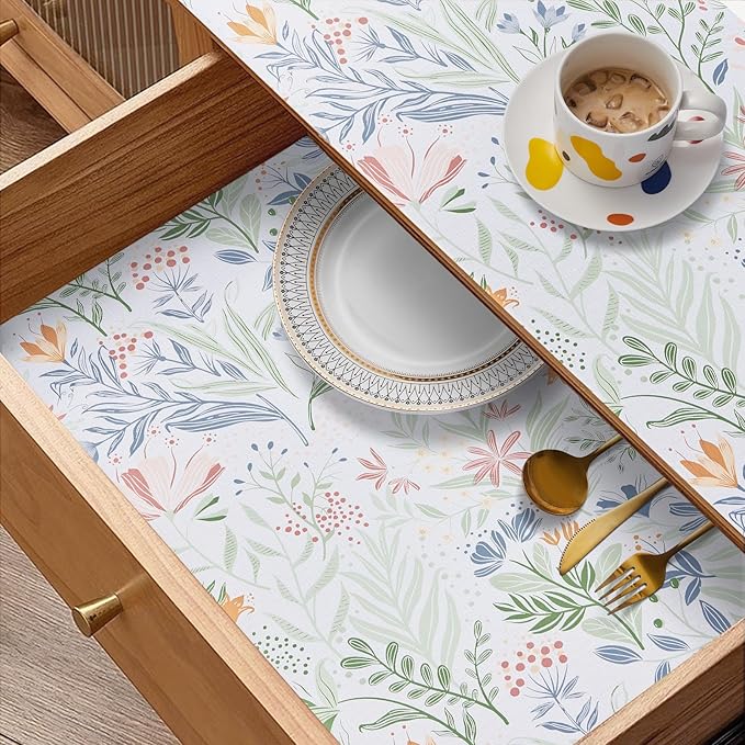 Drawer and Shelf Liner, Non-Slip Kitchen Cabinet Liners Non-Adhesive Thick - Image 2