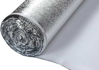 AMERIQUE 400 SQFT 2MM Premium Flooring Padding Silver Chrome 3-in-1 Heavy Duty - Image 2