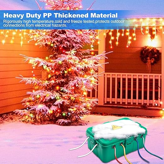 Hrensaw Large Outdoor Electrical Box, IP54 Waterproof Outdoor Outlet Covers - Image 6