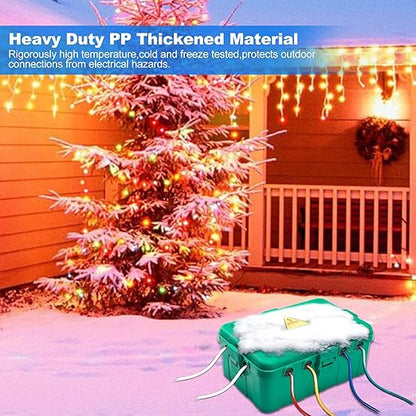 Hrensaw Large Outdoor Electrical Box, IP54 Waterproof Outdoor Outlet Covers - Image 6