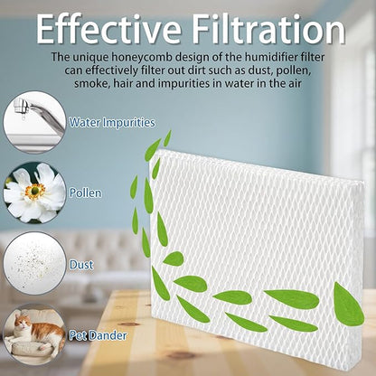 6 Pack MD1-0034 Replacement Humidifier Wick Filters | Compatible - Image 5