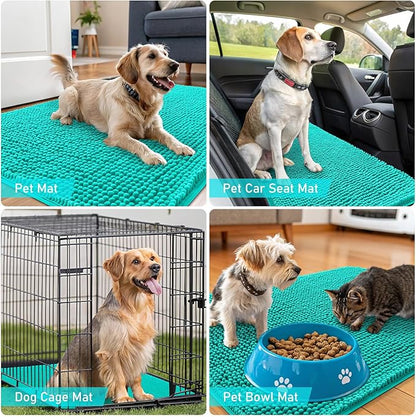 OLANLY Dog Door Mat for Muddy Paws 36x24, Absorbs Moisture and Dirt, Absorbent - Image 7