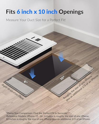 Super Quiet Register Booster Fan - Image 2